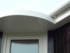 Curved soffits and cladding